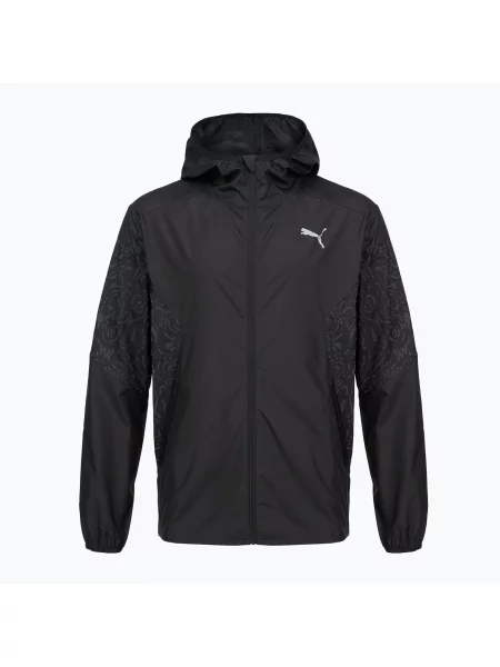 Мъжко яке за бягане Puma Run AOP Lightweight Jacket black черно