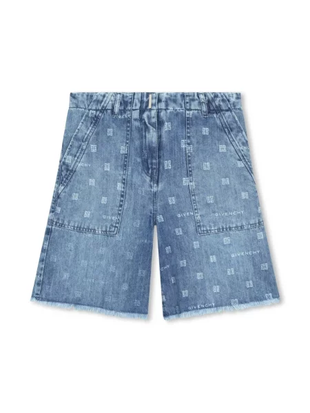 Szorty jeansowe dziecięce Givenchy niebieskie
