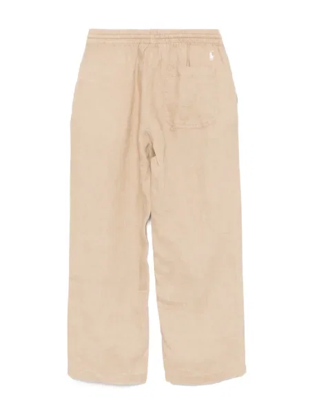 Dětské kalhoty Polo Ralph Lauren hnědé