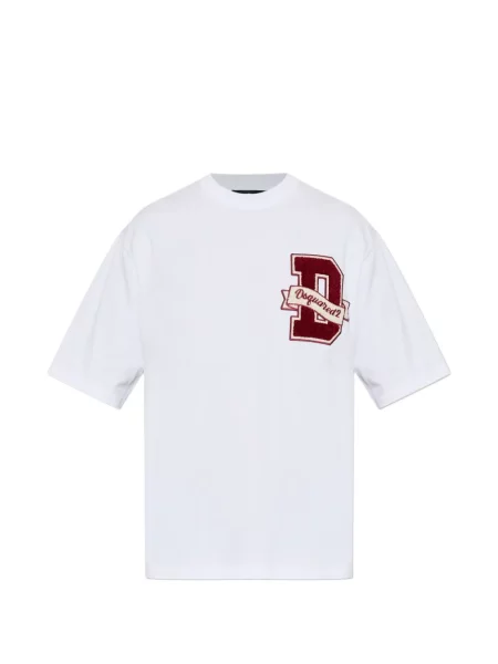Tricou Dsquared2 cu autograf alb