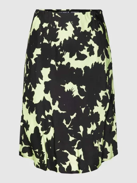 Spódnica mini ze wzorem na całej powierzchni model ‘ACID FLOWER’ Catwalk Junkie zielona