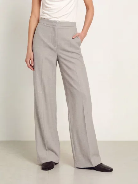 Boss Spodnie Typu Marlena Tianara beige beżowe