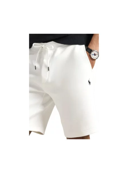Szorty dresowe z mieszanki bawełny krój regular fit Polo Ralph Lauren białe