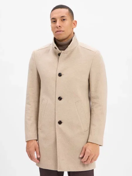 Joop! Płaszcz beige beżowy