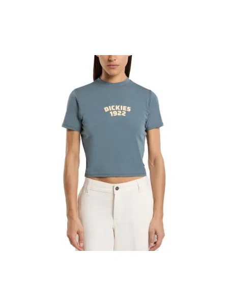 Tricou Dickies cu autograf albastru