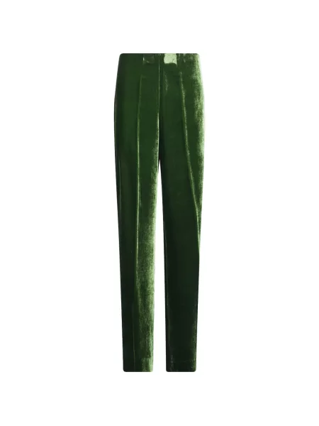 Pantaloni P.a.r.o.s.h. de catifea verde