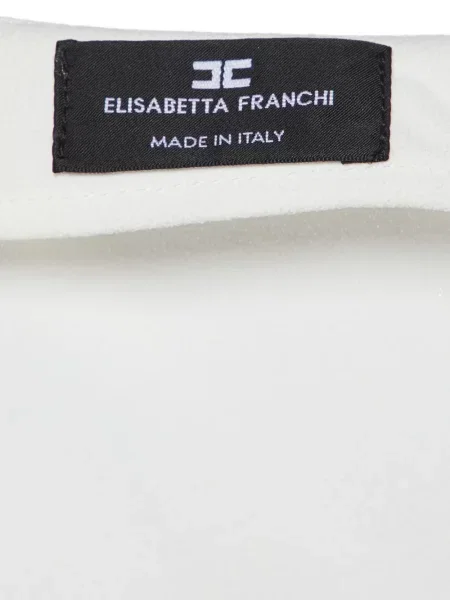 Félvállas overál Elisabetta Franchi fehér