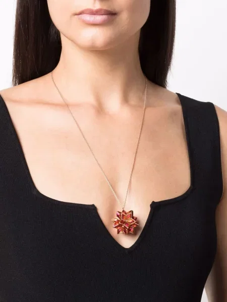 Vėrinys Swarovski su kristalais auksinė