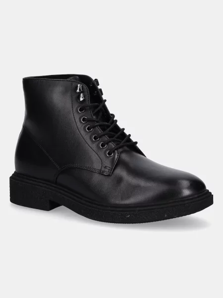 Кожени обувки Aldo мъжки черно