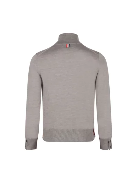 Dzianinowy golf Thom Browne beżowy