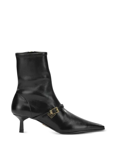 Botine Prada din piele negru