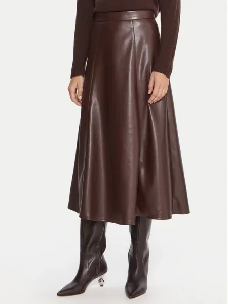 Marella Dirbtinės odos sijonas Vally Vyšninė