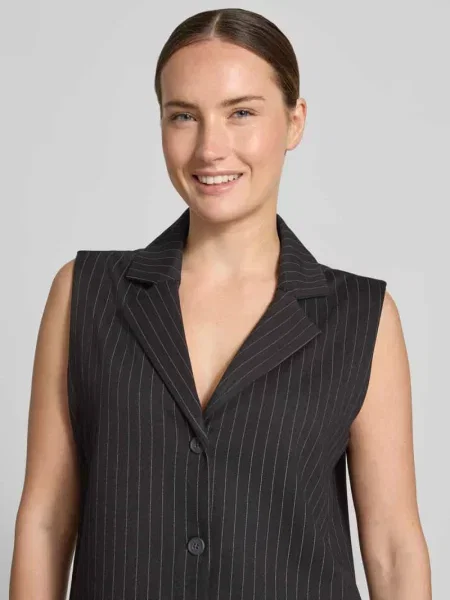 Kamizelka o kroju regular fit z mieszanki model SC-GILL 1' Soyaconcept czarna