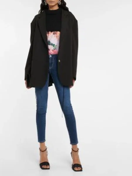 Skinny skinny farmernadrág Ag Jeans kék