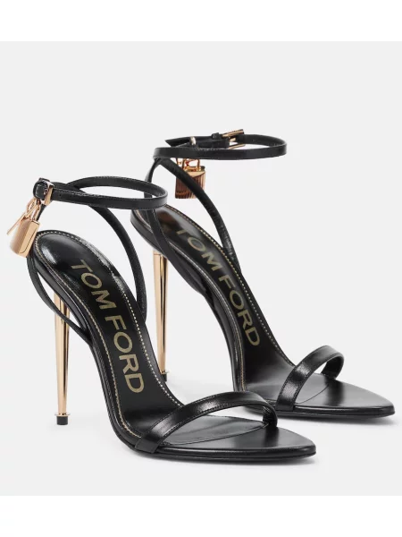 Sandale Tom Ford din piele negru