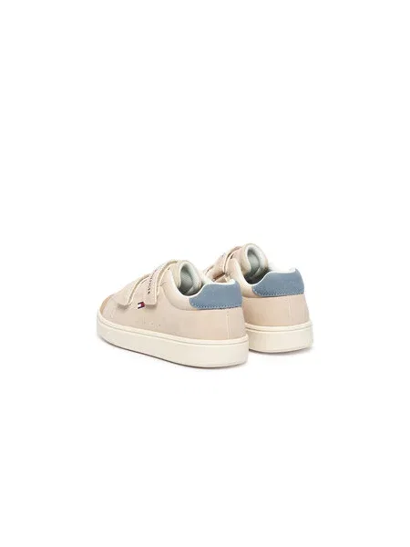 Sneakersy Tommy Hilfiger Low Cut Velcro Sneaker M béžová