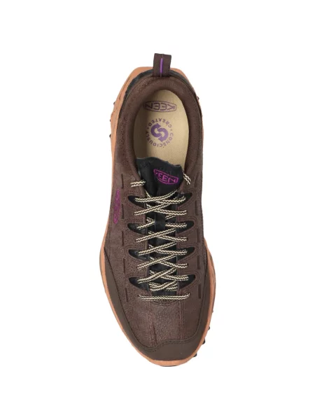 Sneakers Keen Footwear με κορδόνια με δαντέλα καφέ