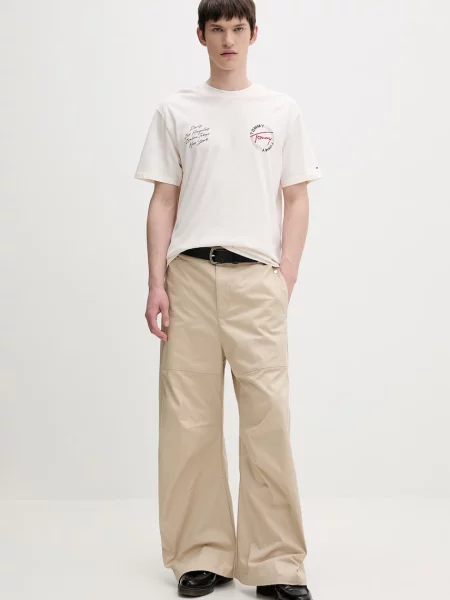 Tommy Jeans kratka majica bež
