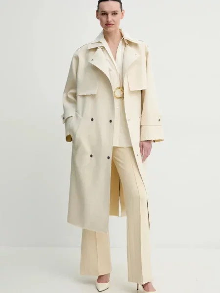 Сорочка ISABELLE BLANCHE relaxed класичний комір бежевий