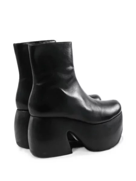Cizme scurte Comme Des Garçons cu platformă negru
