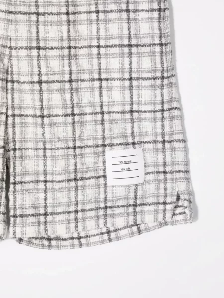 Szorty dziecięce Thom Browne białe