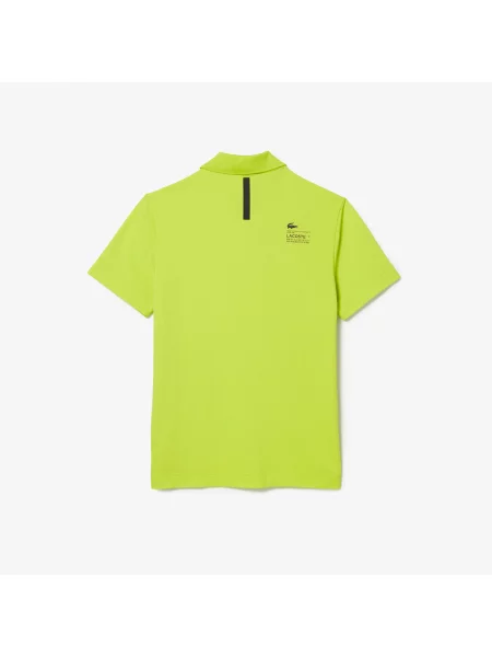 Lacoste Koszulka Polo O Regularnym Kroju Markowa Piqué żółta