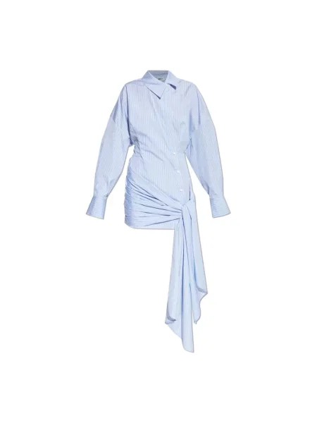 Sukienka koszulowa The Attico niebieska