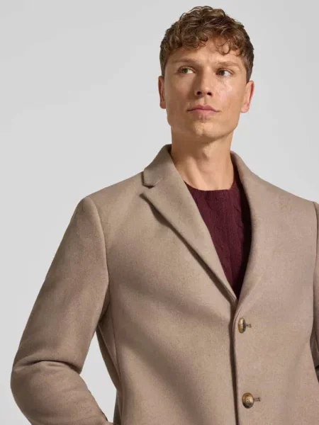 Płaszcz o kroju relaxed fit z czystej bawełny model ‘AMSTERDAM‘ Mcneal