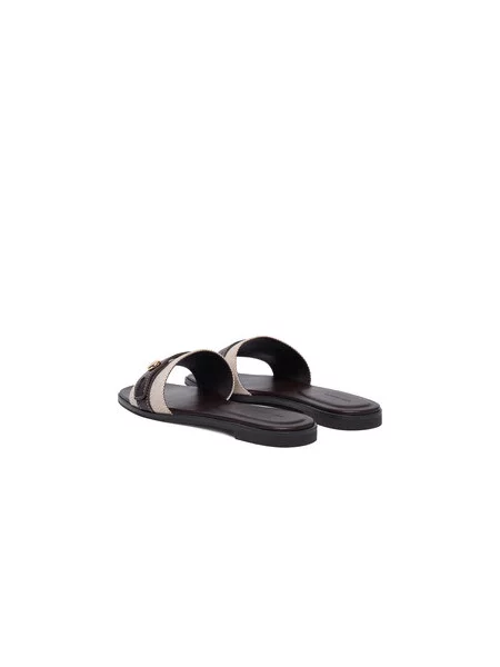 Pantofle Tory Burch hnědé