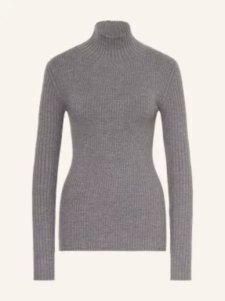 Victoria Beckham Svetry S Merino Vlnou šedá