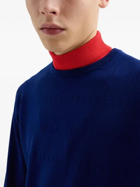 Pulover Jil Sander de lână albastru