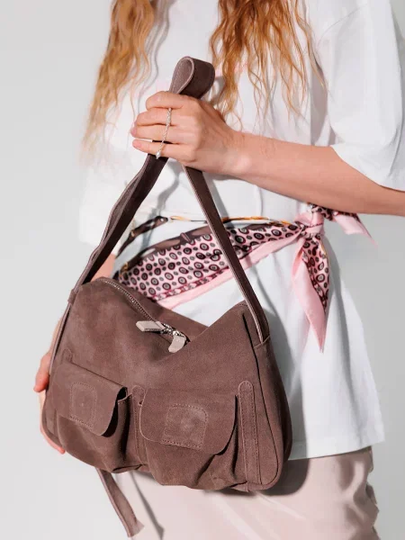 WeLassie Сумка zhnocha-shkrqna-sumka-otem-kapuchino Світло-коричневий Шкіра коричнева