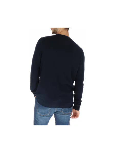 Sweter Lyle & Scott z wełny merino niebieski