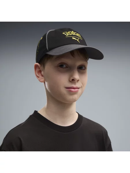 Młodzieżowa czapka typu dad PUMA x POKÉMON Akcesoria czarny