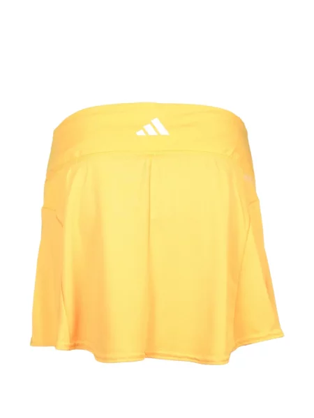 Cămașă Adidas din jerseu cu autograf galben