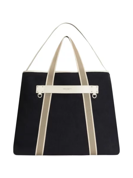 Geantă Dolce & Gabbana din canvas negru