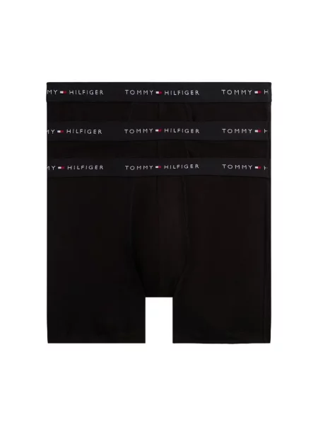Boxeri Tommy Hilfiger cu autograf negru