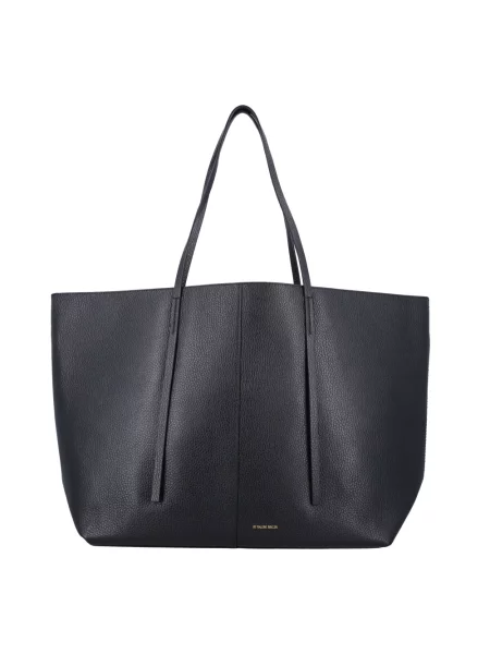 Shopperka By Malene Birger skórzana czarna