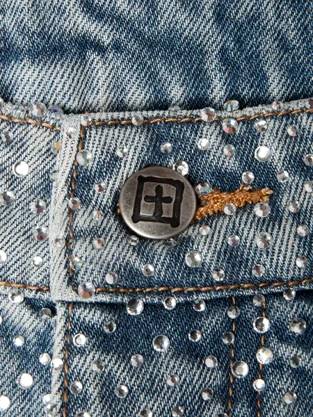 Pantaloni scurți Ksubi albastru