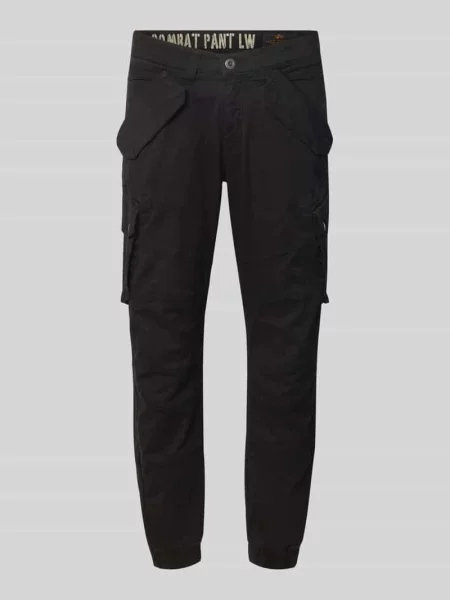 Alpha Industries spodnie Combat Pant LW w fasonie cargo czarny