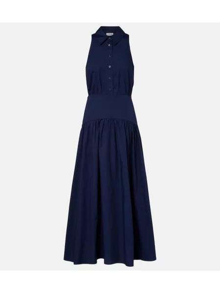 Rochie midi Staud până la genunchi de costum albastru