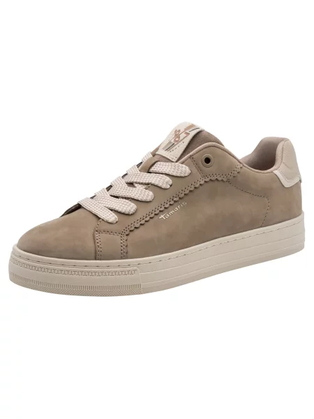 Sneakerși Tamaris bej