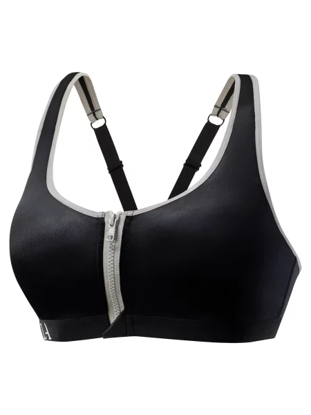 LASCANA ACTIVE Sutien sport gri deschis negru