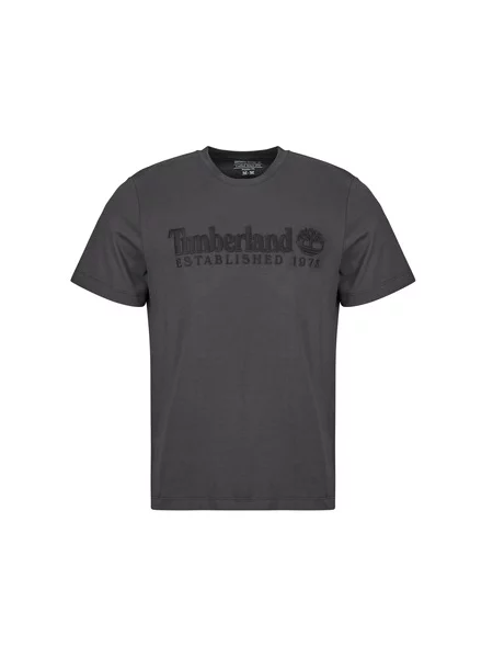 Majica Timberland z vezenjem s kratkimi rokavi črna