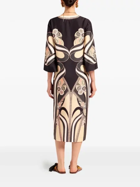 Rochie La Doublej cu imagine negru