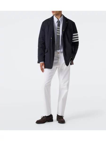 Cămașă Thom Browne cu dungi gri