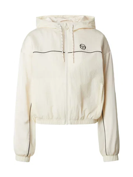 Sergio Tacchini Přechodná bunda Metropolitan krémová černá