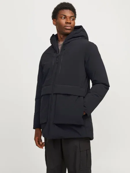 JACK & JONES Žieminė parka JCOCHARLIE' juoda