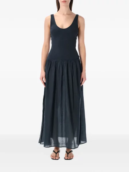 Rochie fără mâneci Sessun fără mâneci de costum verde