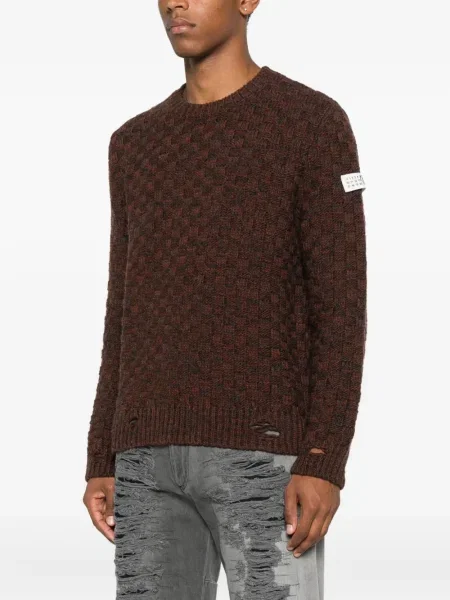 Pulover Mm6 Maison Margiela de lână maro